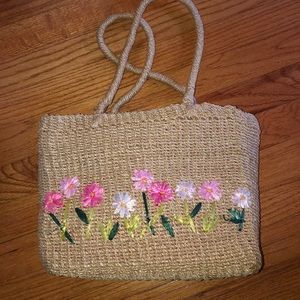 Straw purse